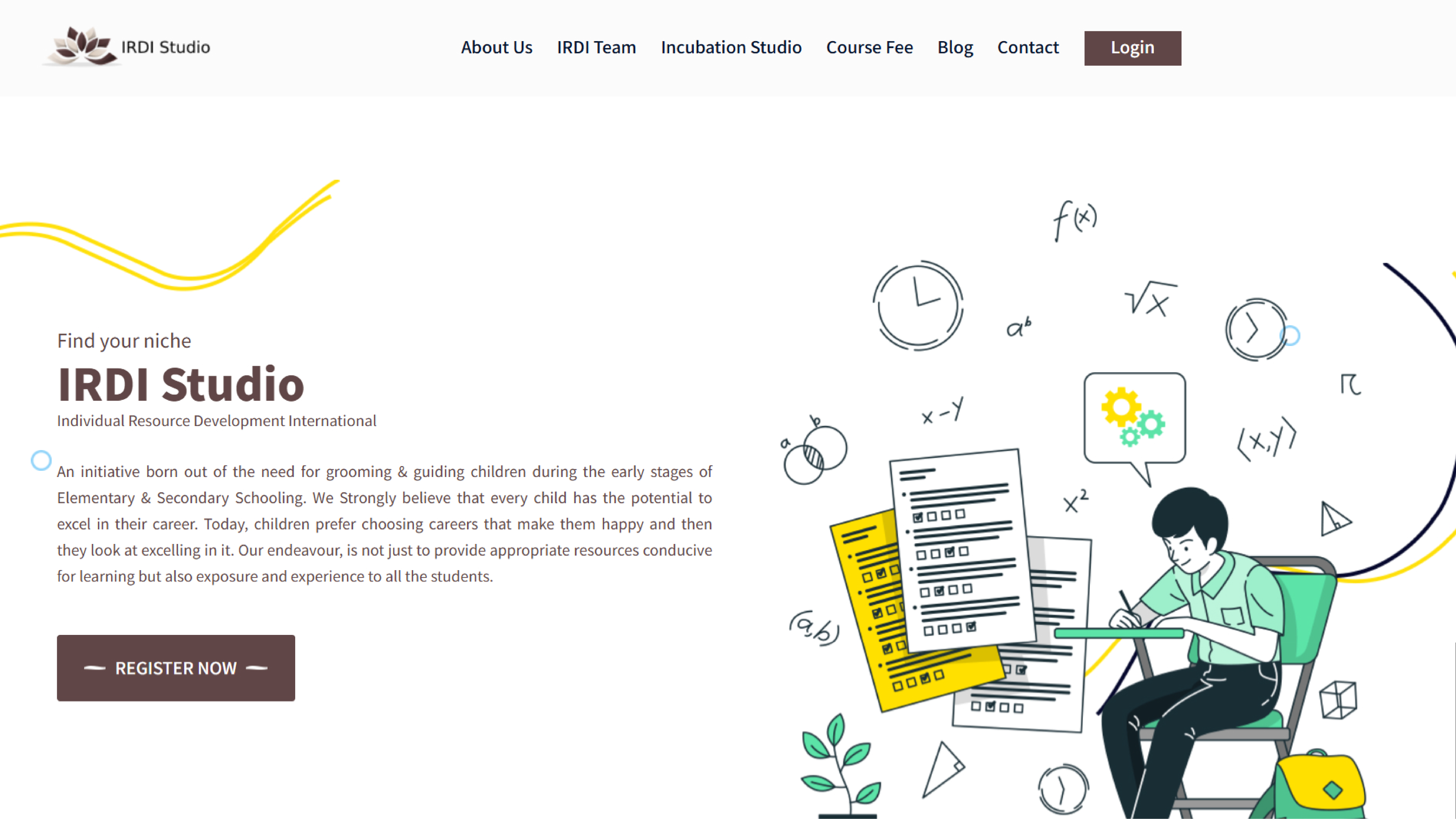 IRDI Studio Portfolio Website