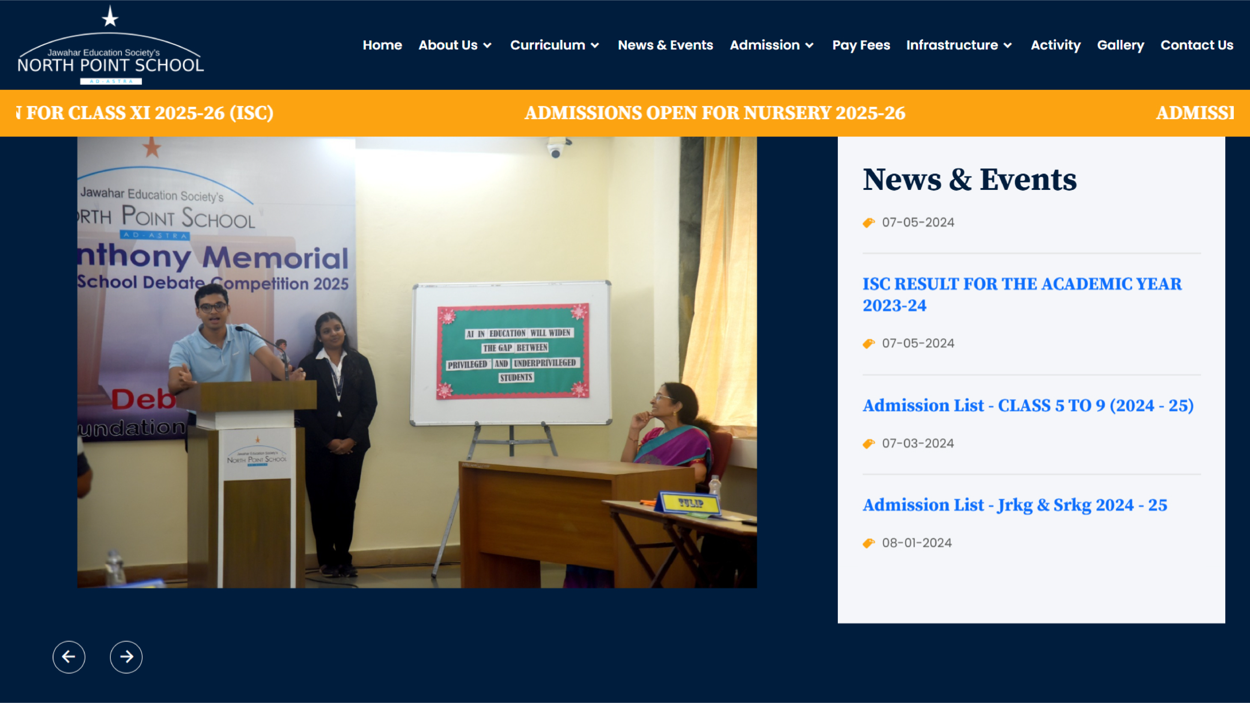 North Point School Website