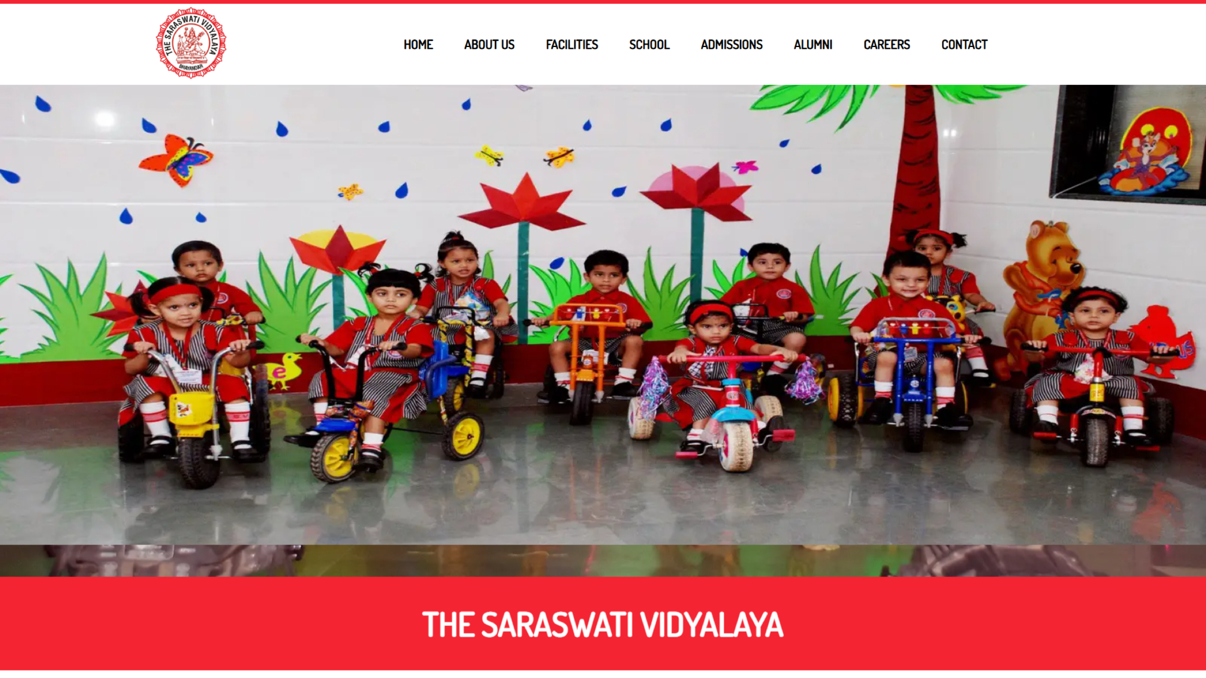 Saraswati Vidyalaya School Website